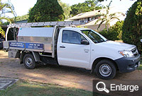 Grant Martin Plumbing service truck